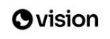 Logo of Vision with a globe icon.