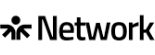 Logo depicting a stylized person with network text.