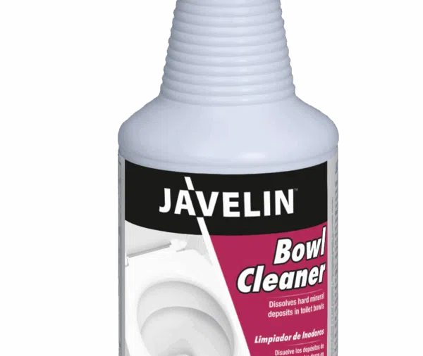 Bottle of Javelin bowl cleaner for toilets.